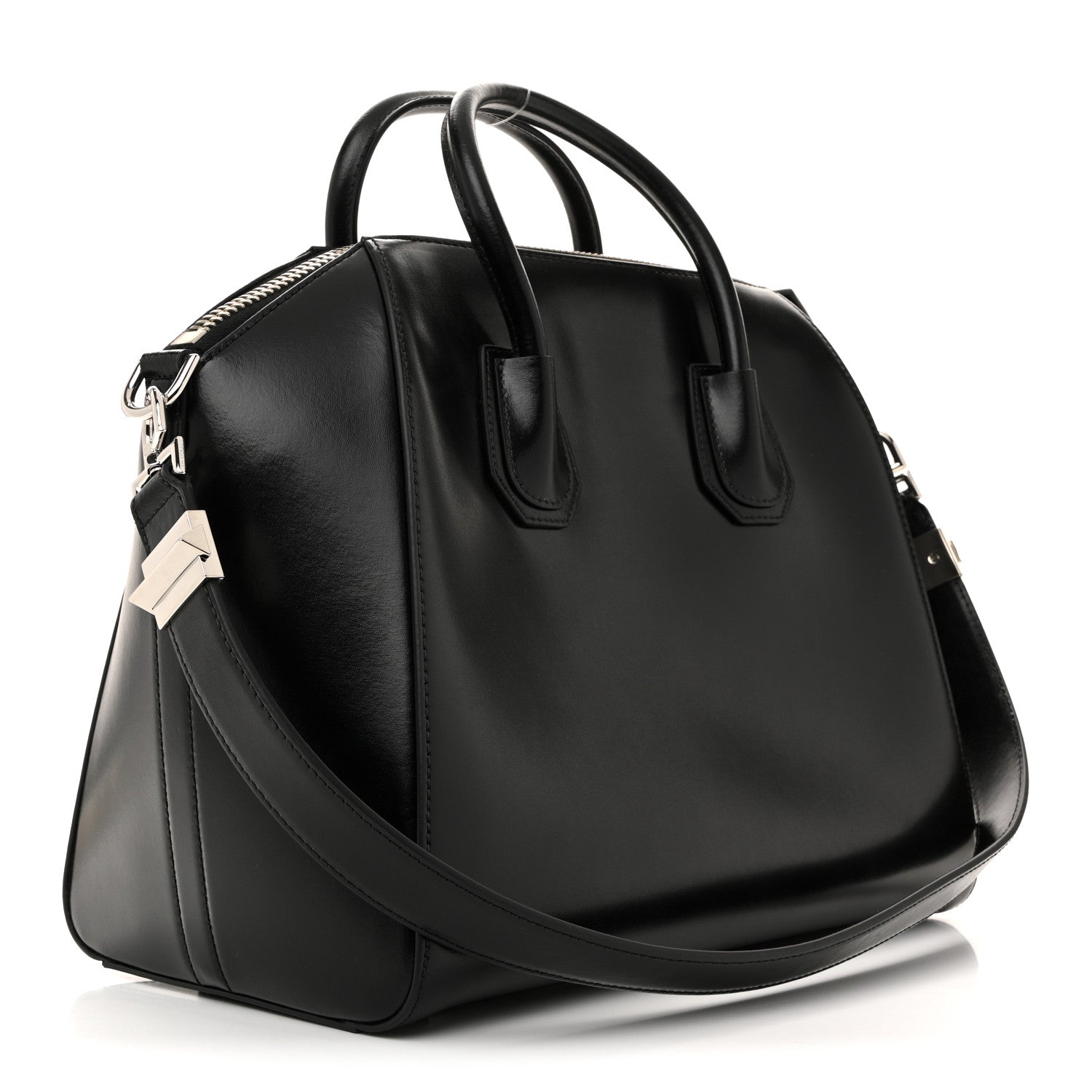 Givenchy Shiny Lord Calfskin Medium Antigona Black 3 of 10