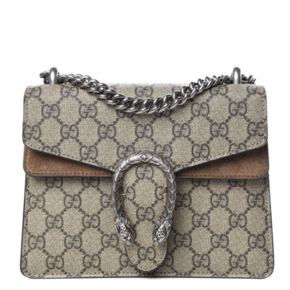Gucci GG Supreme Monogram Mini Dionysus Shoulder Bag Taupe 1 of 13
