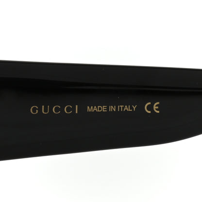 Gucci Acetate Square Frame Sunglasses GG0142SA Black 6 of 8