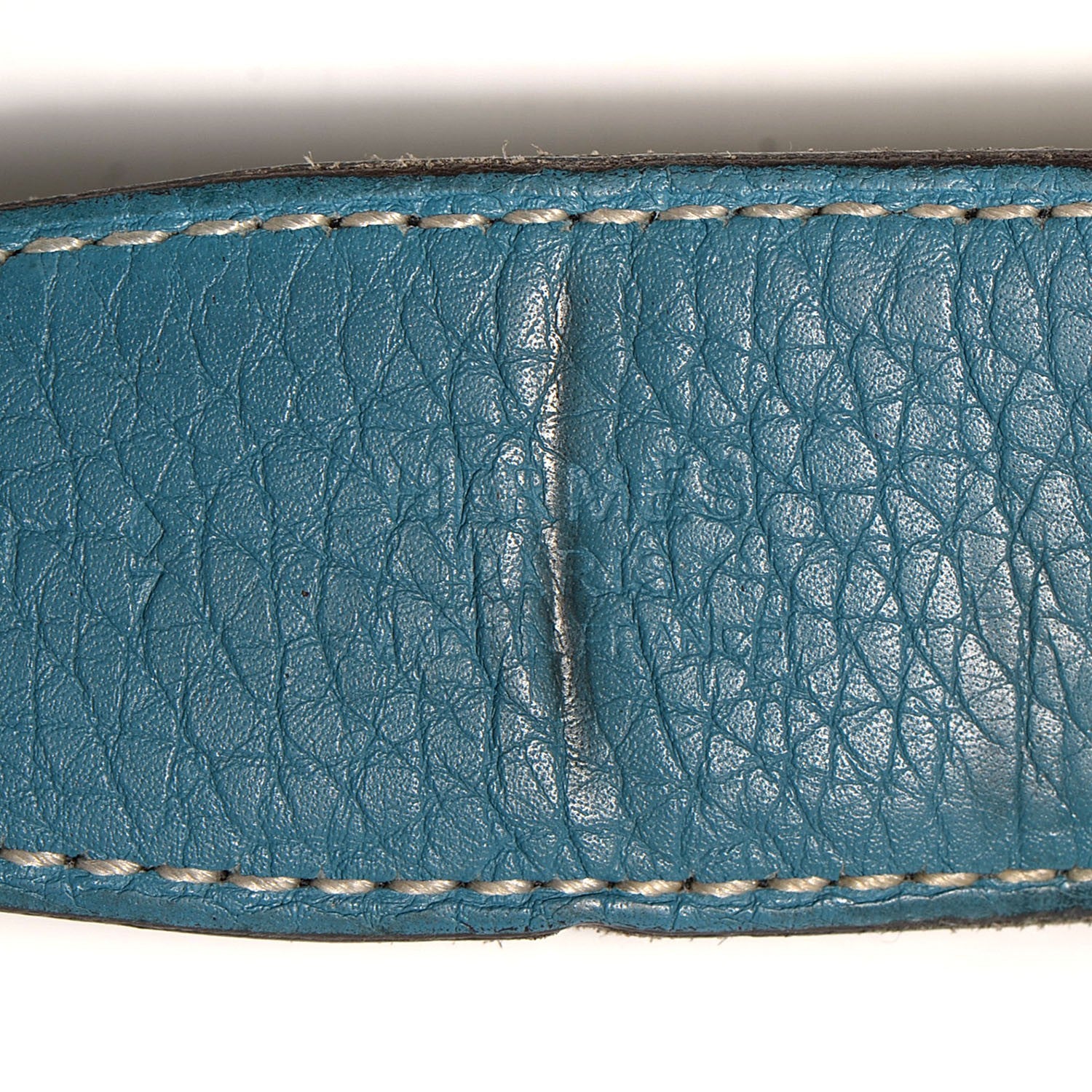Hermes Box Togo 32mm Brushed H Belt 90 Blue Jean Noir 4 of 6