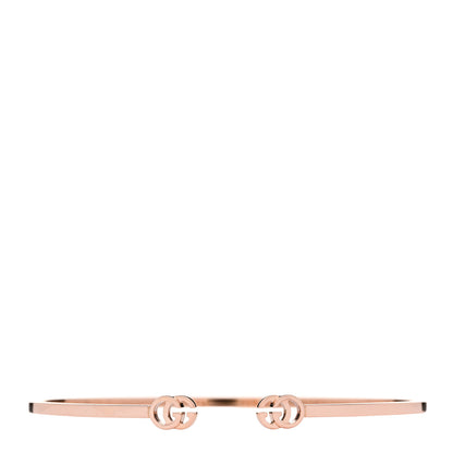 Gucci 18K Rose Gold GG Running Cuff Bracelet 1 of 4