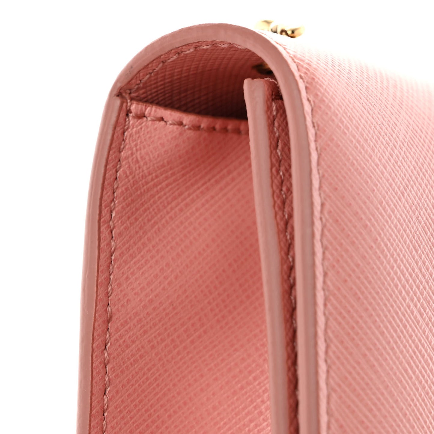 Hammered Calfskin Mini Miss Vara Bow Chain Bag Pink