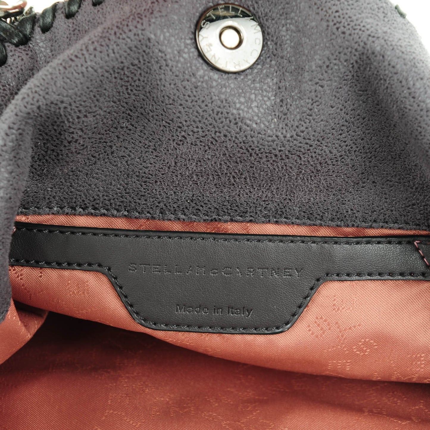 Shaggy Deer Studded Mini Star Falabella Tote Grey