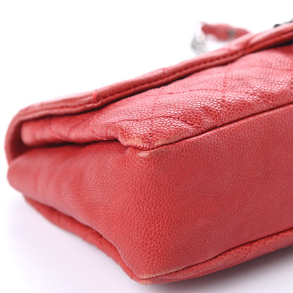 Chanel Caviar Quilted Medium Simply CC Flap Red 10 of 21
