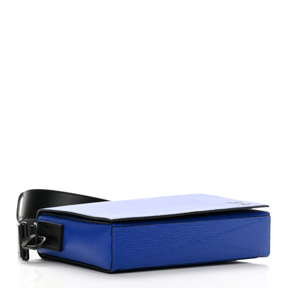 Louis Vuitton Epi Box Messenger Blue 4 of 9