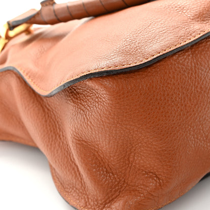 Chloe Calfskin Medium Marcie Satchel Tan 11 of 23