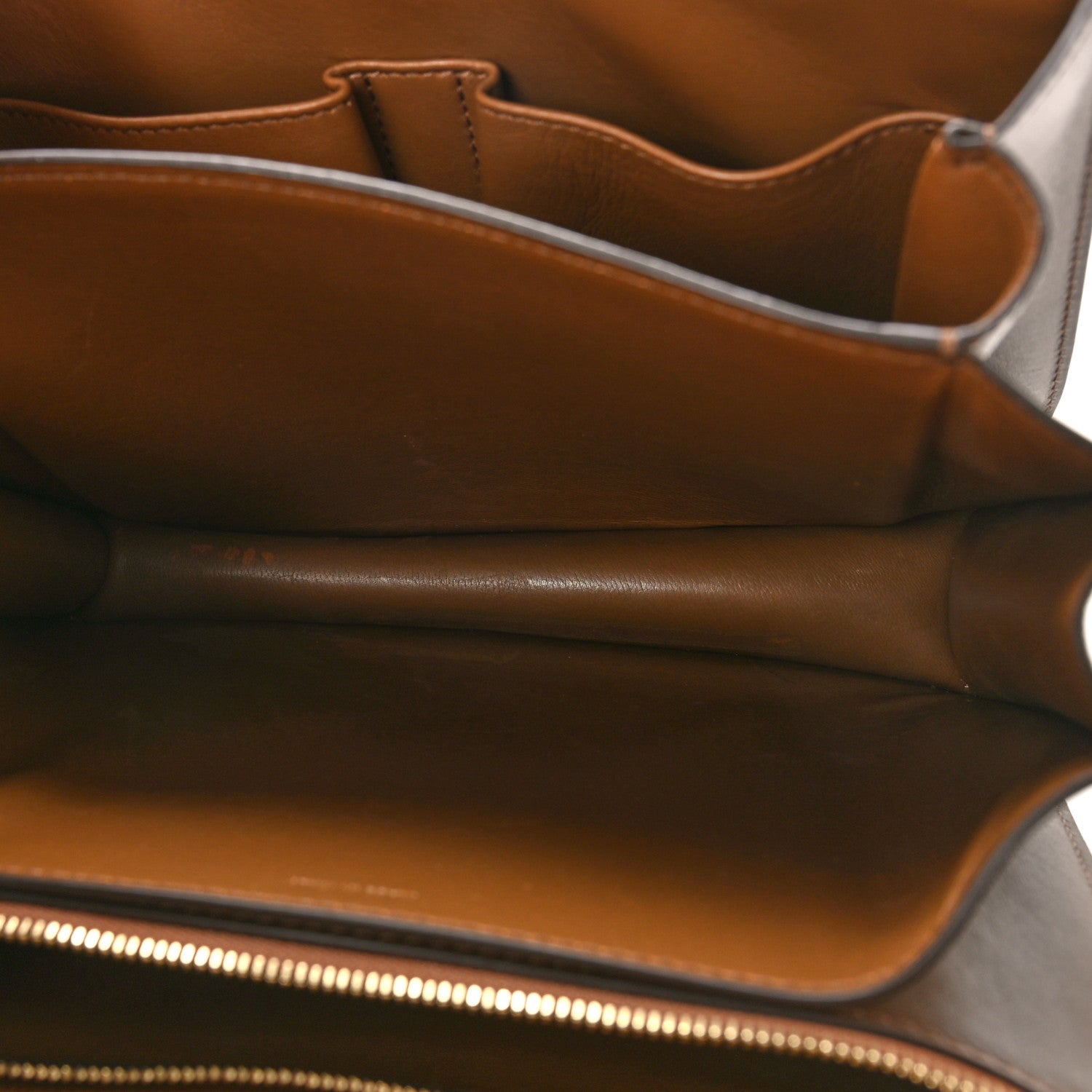 Celine Smooth Calfskin Medium Classic Box Flap Bag Camel 5 of 14