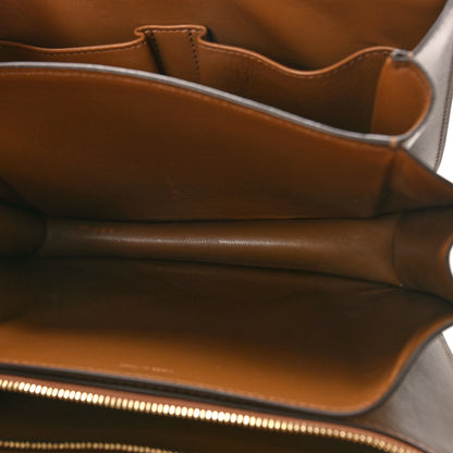 Celine Smooth Calfskin Medium Classic Box Flap Bag Camel 5 of 14