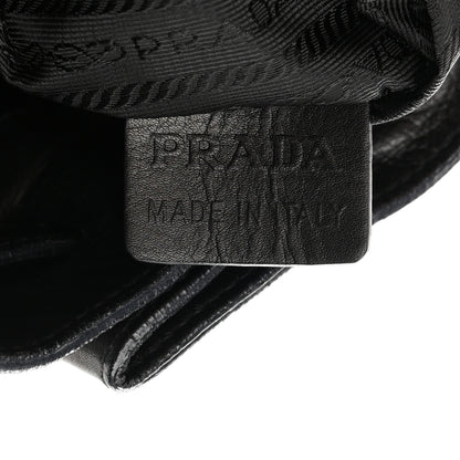 Prada Vitello Daino Tote Black 7 of 17