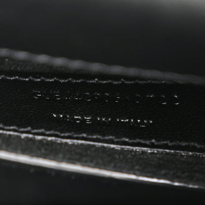 Saint Laurent Coated Bark Calfskin Medium Monogram Sunset Black 7 of 10