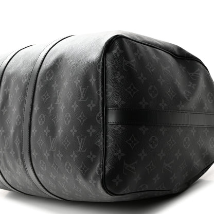 Louis Vuitton Monogram Eclipse Keepall Bandouliere 55 9 of 13