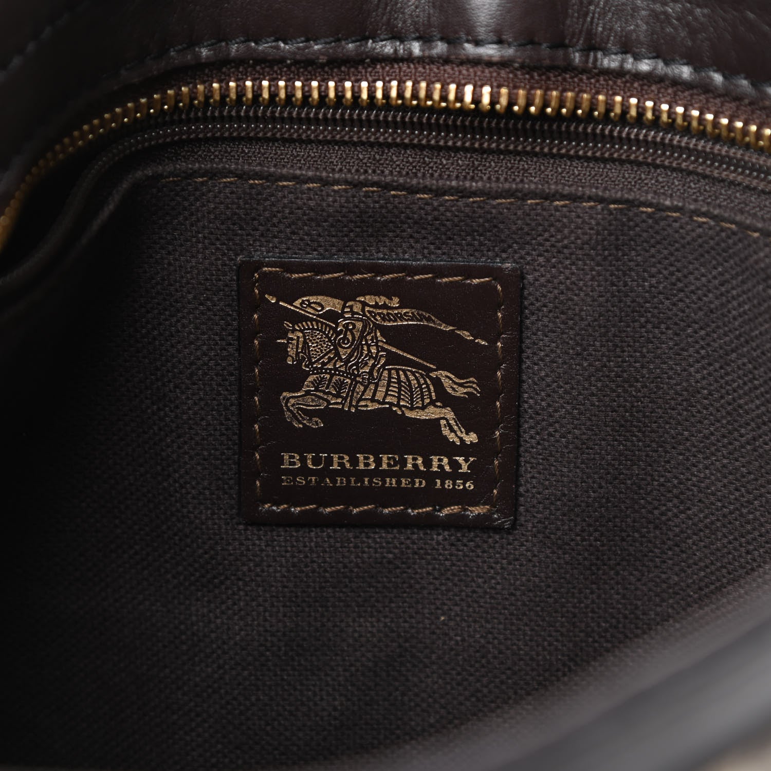Burberry Haymarket Check Shoulder Bag Chocolate 6 of 15