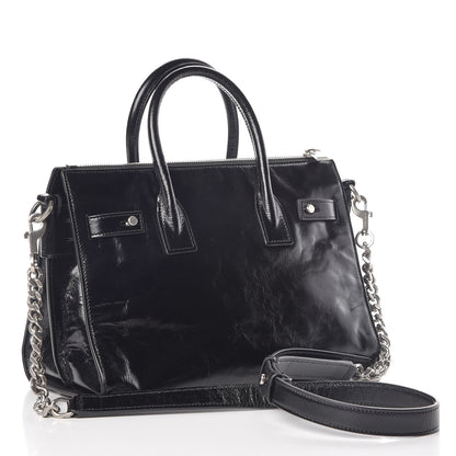 Saint Laurent Glace Calfskin Baby Souple Sac De Jour Black 3 of 10