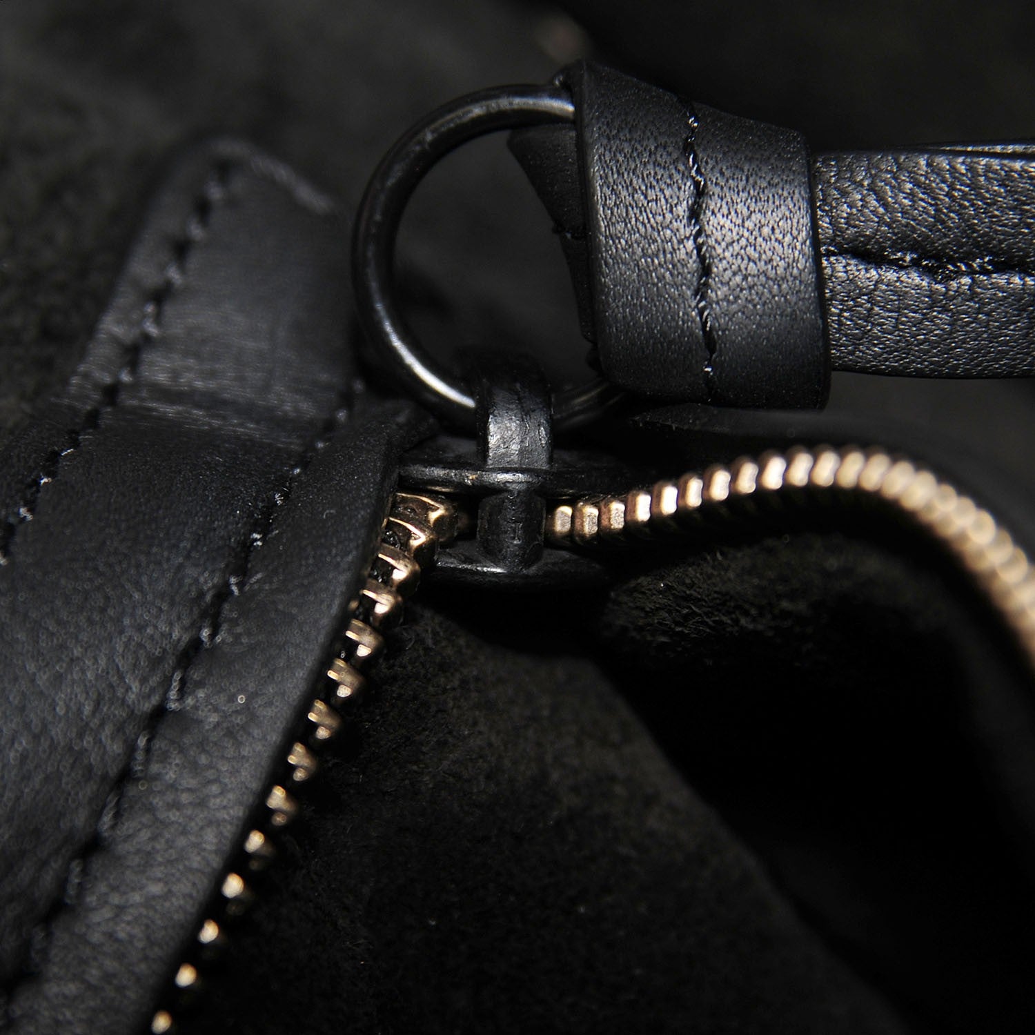 Celine Supple Calfskin Medium Phantom Luggage Black 9 of 9