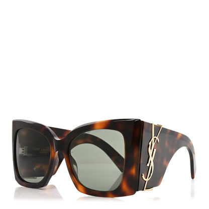 Saint Laurent Acetate Blaze Sunglasses SL M119 Tortoise 1 of 8