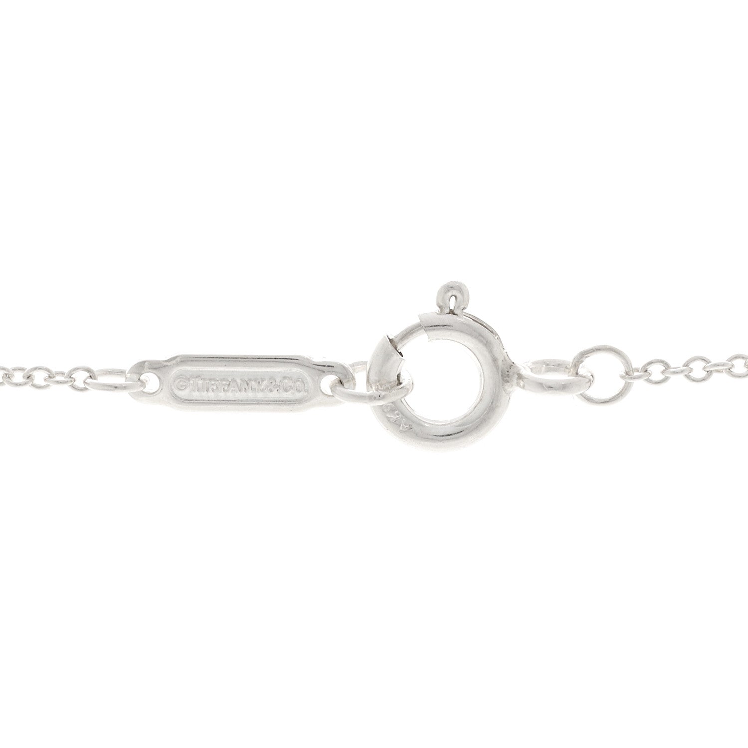 Tiffany Sterling Silver 18K Yellow Gold 1837 Interlocking Circles Pendant Necklace 4 of 4