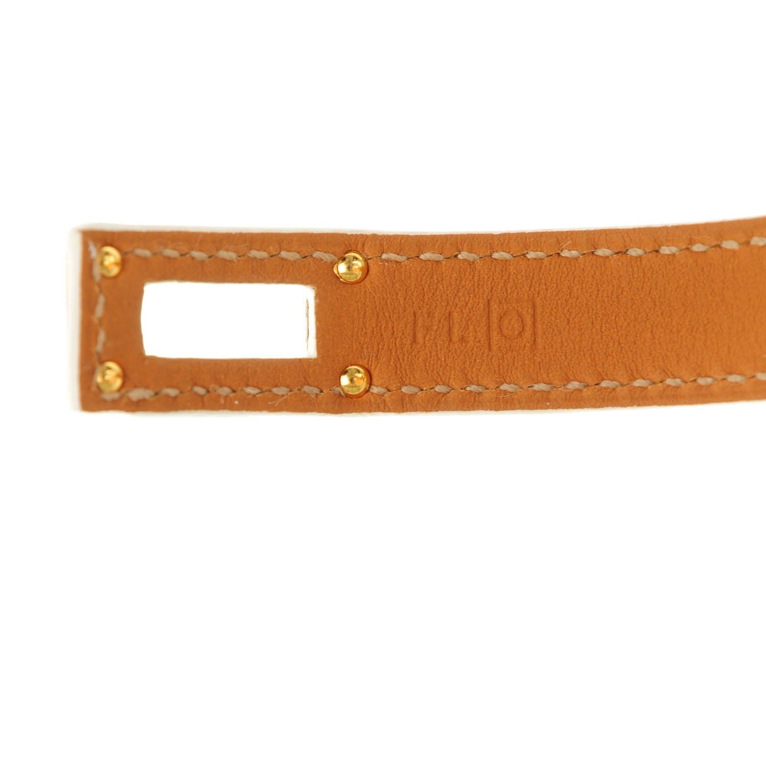 Hermes Epsom Kelly Double Tour Bracelet S White 6 of 7