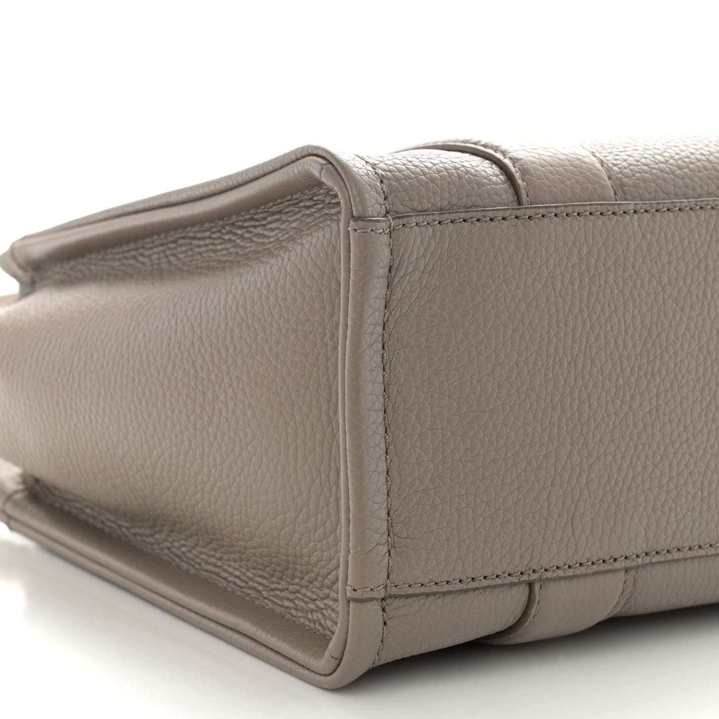 Grained Calfskin Small The Tote Bag Cement
