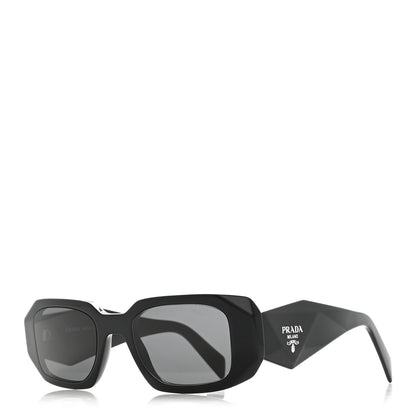 Prada Acetate Symbole Sunglasses SPR 17W Black 1 of 8