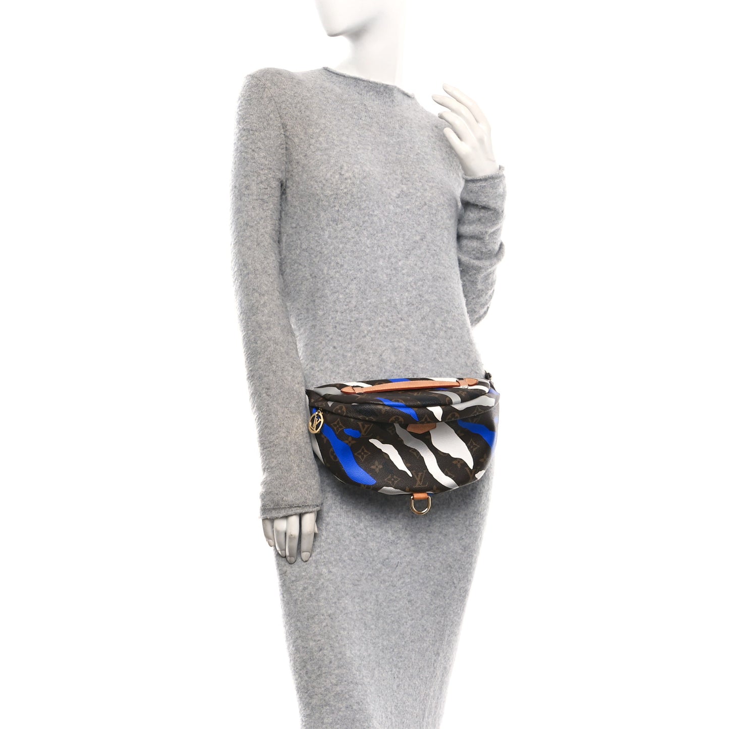 LoL Monogram Bumbag Blue Silver