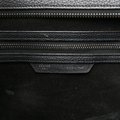 Celine Drummed Calfskin Mini Luggage Black 6 of 14