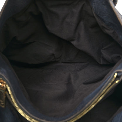 Fendi Crinkled Lambskin Mia Tote Blue 6 of 12