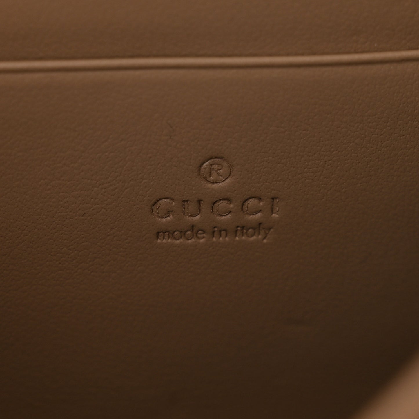 GG Supreme Monogram Mini Dionysus Chain Wallet Beige Taupe