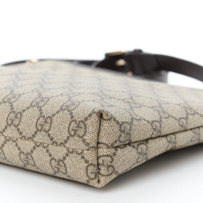 Gucci GG Plus Monogram Medium Flat Messenger Bag Dark Brown 9 of 9