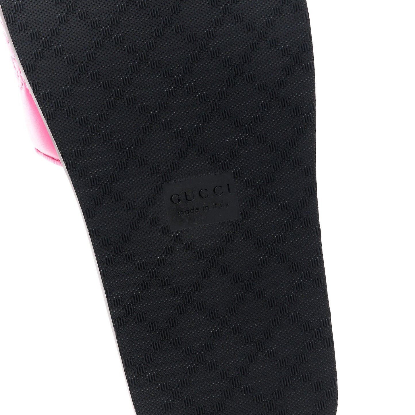 Nappa GG Matelasse Flat Slide Sandals 35 Bon Bon