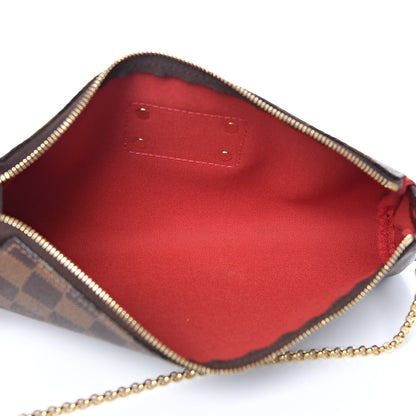 Louis Vuitton Damier Ebene Eva Clutch 5 of 10