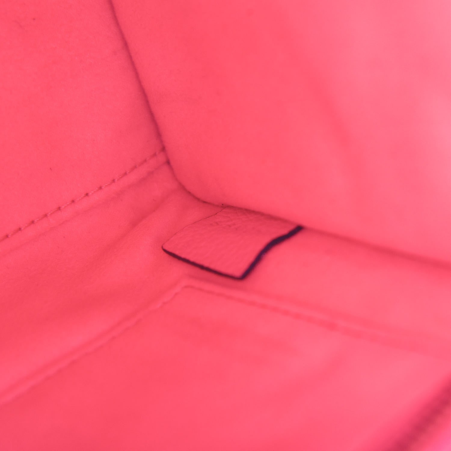 Celine Drummed Calfskin Nano Luggage Fluo Pink 7 of 12