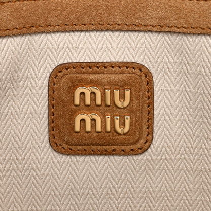 Miu Miu Camoscio Crochet Ivy Tote Cannella 6 of 10