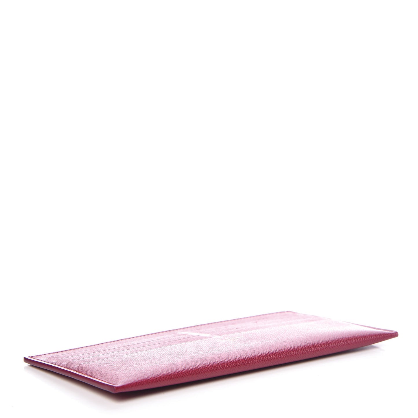 Calfskin Felicie Card Holder Insert Fuchsia