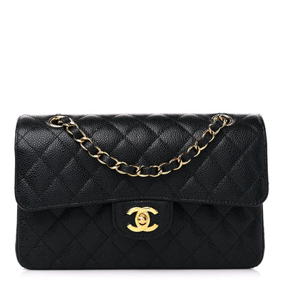 Chanel Caviar Quilted Small Double Flap Black 1 of 9