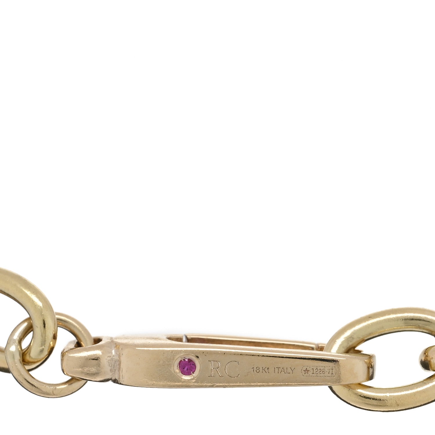 Roberto Coin 18K Yellow Gold Alternating Link Bracelet 3 of 3