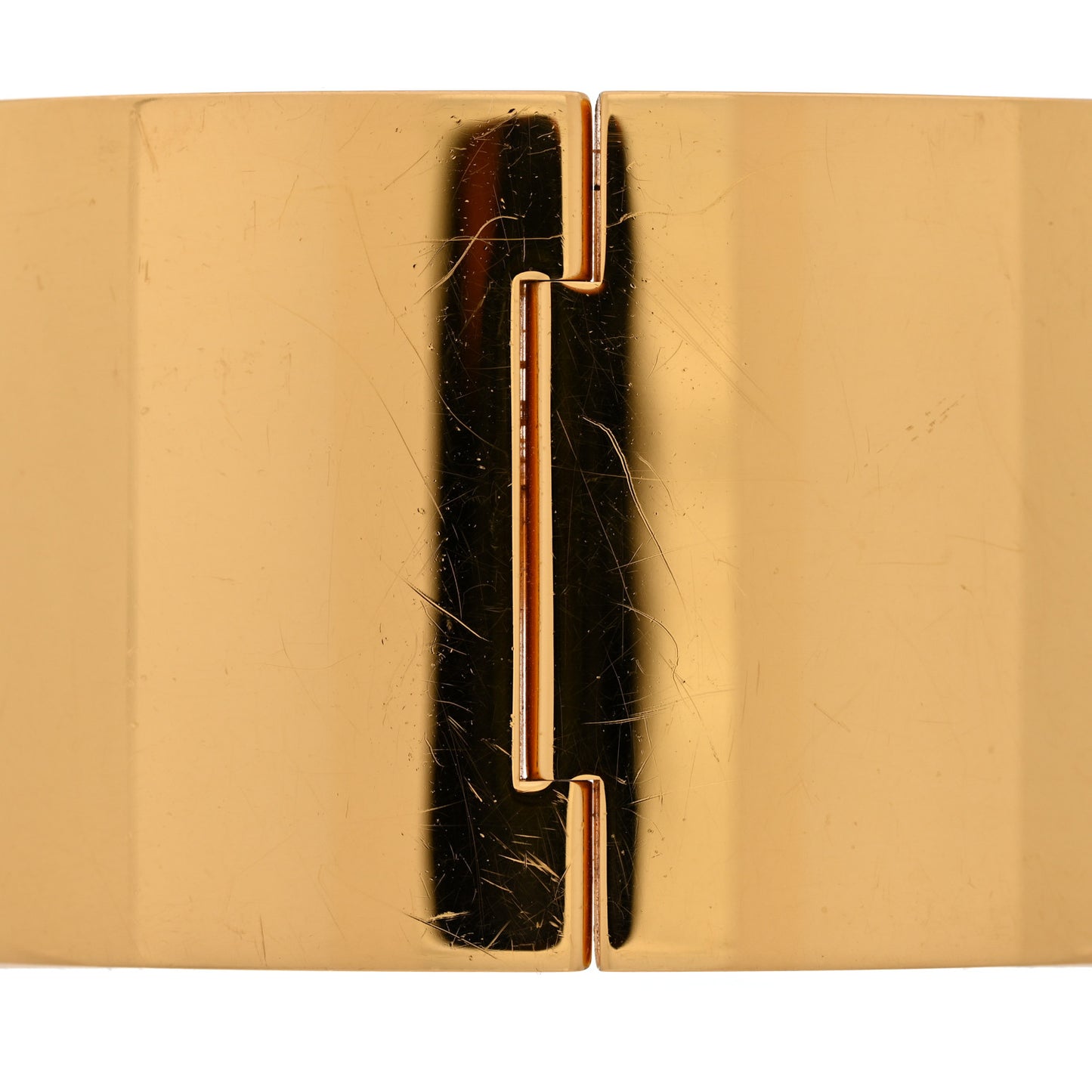 Enamel Extra Wide Clic Clac H Bracelet GM Rose Poudre