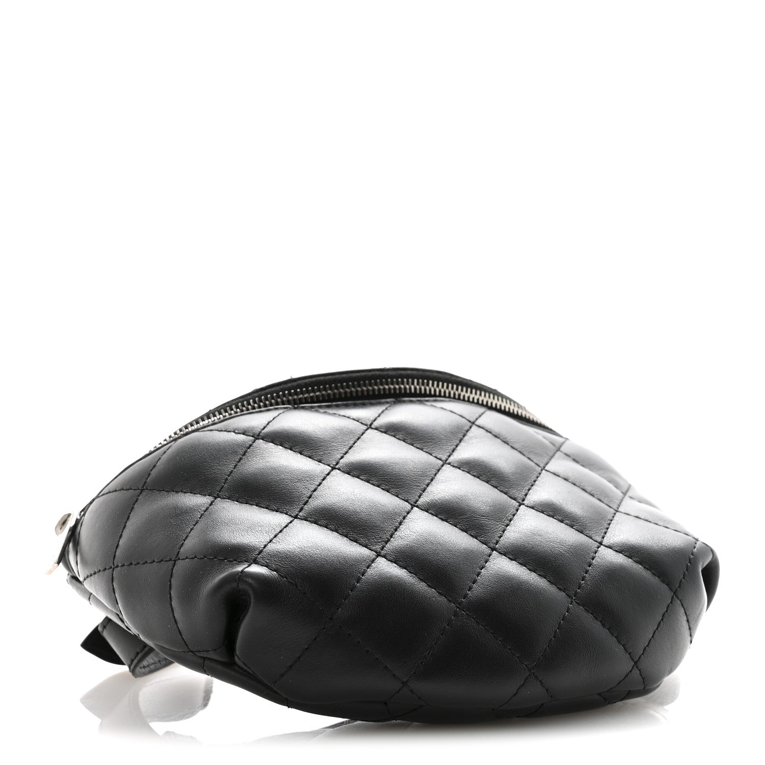 Chanel Calfskin Quilted Waist Belt Bag Black 4 of 15