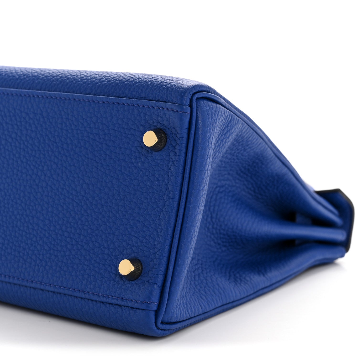 Hermes Togo Kelly Retourne 28 Bleu Royal 10 of 12