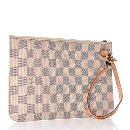 Louis Vuitton Damier Azur Neverfull MM GM Pochette 3 of 8