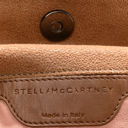 Stella McCartney Shaggy Deer Mini Falabella Fold Over Tote Camel 6 of 11