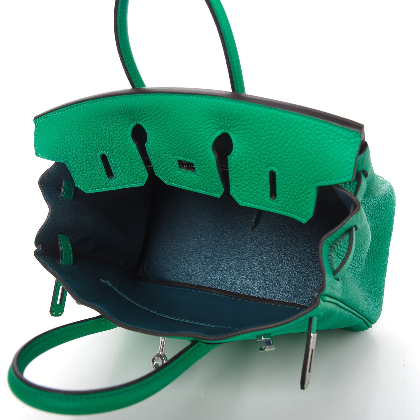 Togo Verso Birkin 25 Menthe Vert Bosphore