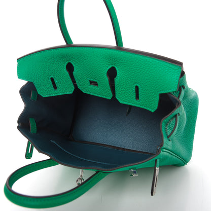 Hermes Togo Verso Birkin 25 Menthe Vert Bosphore 15 of 35
