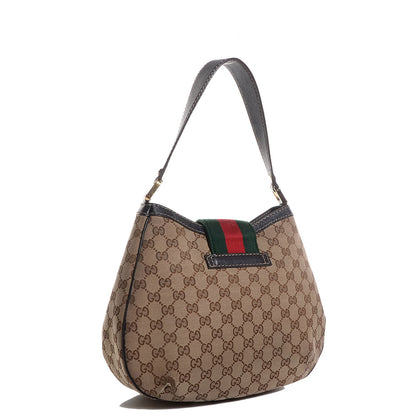 Gucci Monogram New Ladies Medium Hobo Brown 3 of 9