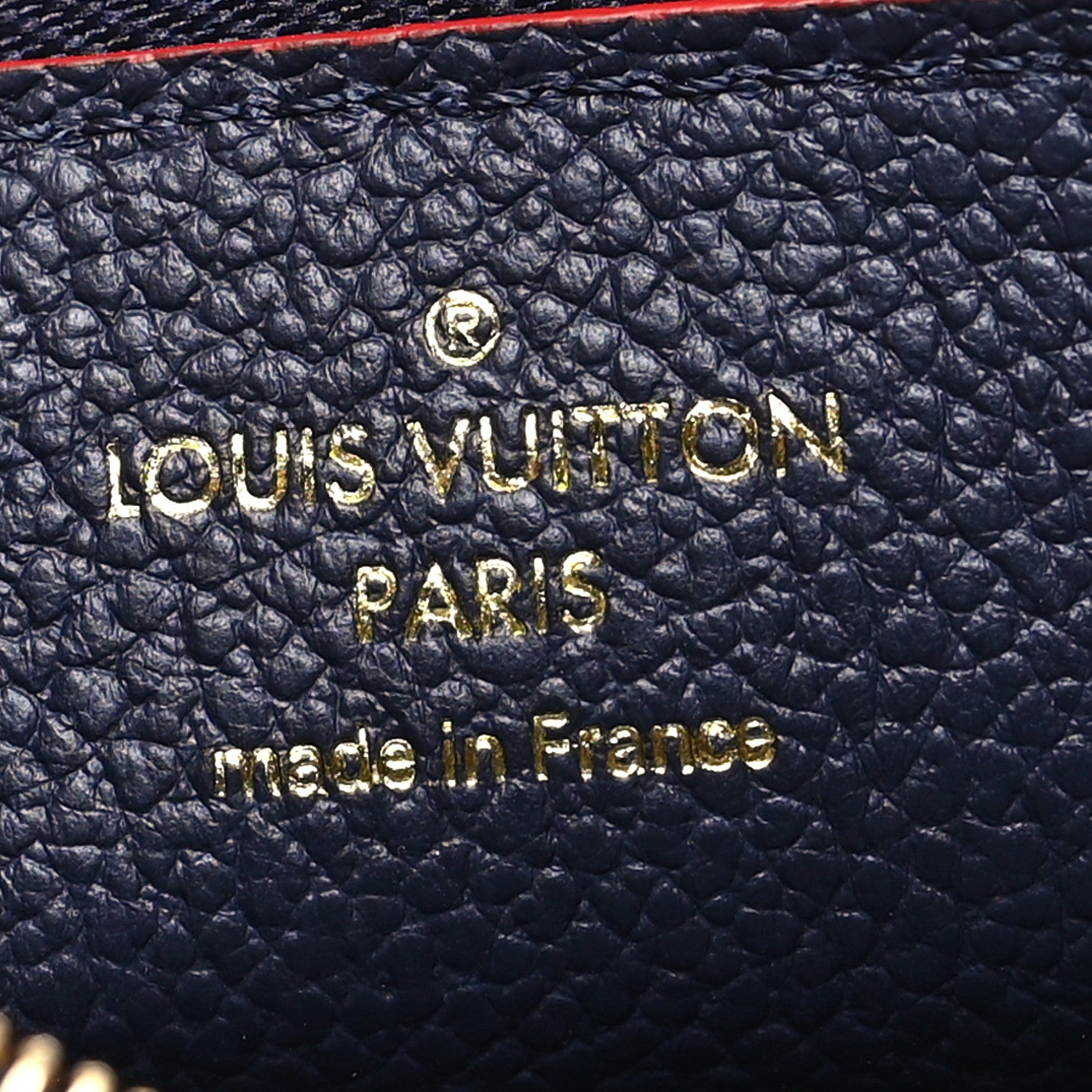 Louis Vuitton Empreinte Recto Verso Card Holder Marine Rouge 7 of 8