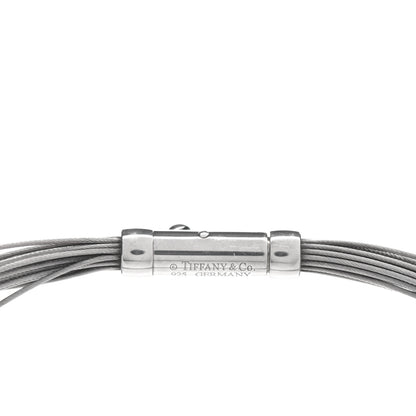 Tiffany Sterling Silver Multi Strand Wire Choker Necklace 3 of 3