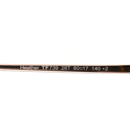 Tom Ford Acetate Polarized Heather Sunglasses TF739 Pink Rose Gold 6 of 9