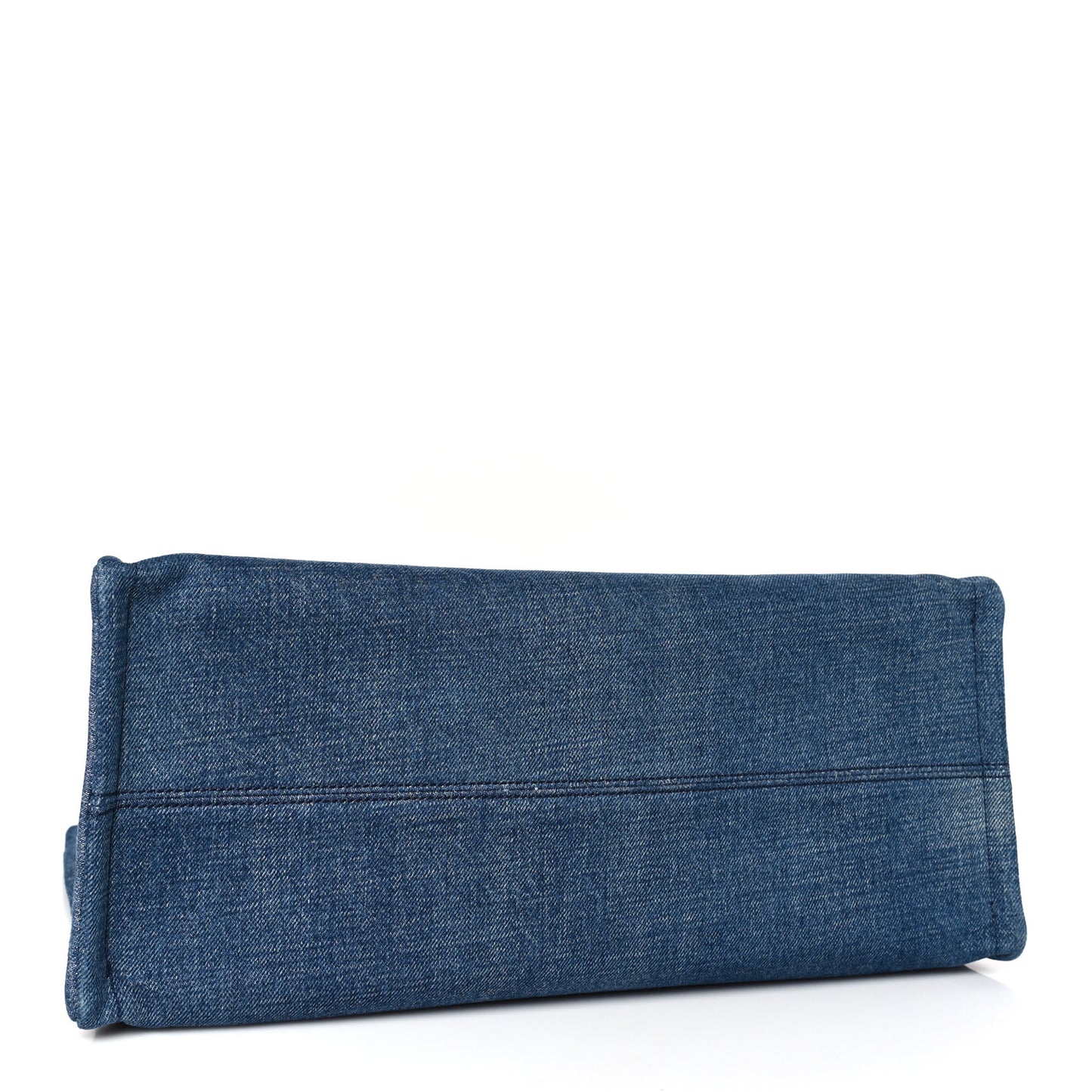 Denim Large Thais Cabas Navy Tan