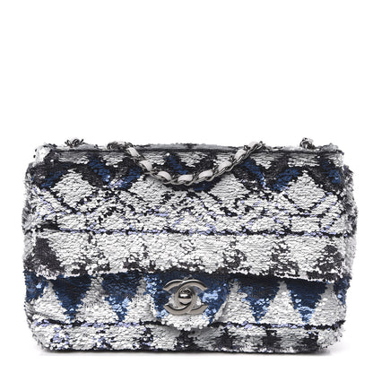 Chanel Sequin Mini Rectangular Flap Multicolor 1 of 11