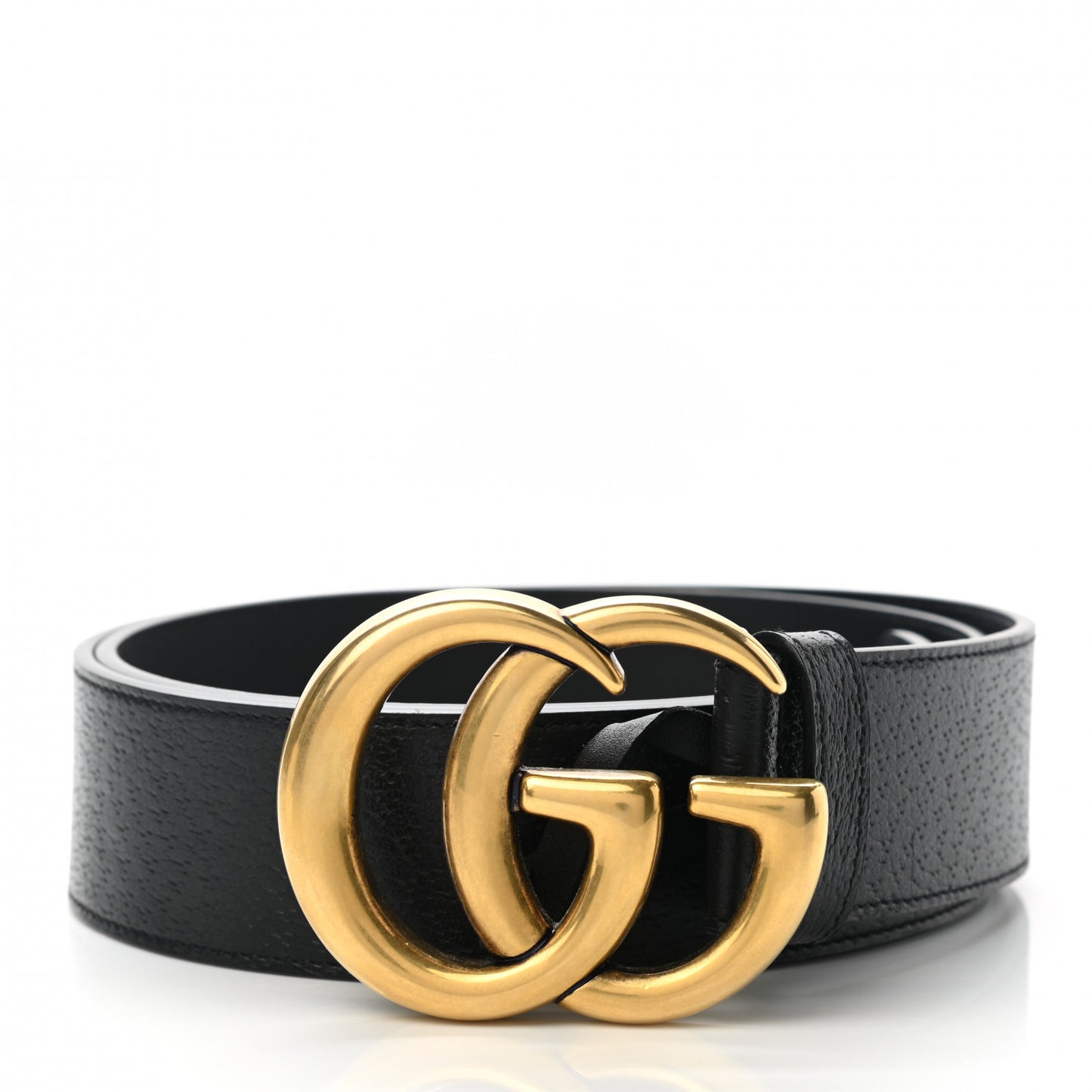 Textured Calfskin Double G 40mm Belt 90 36 Black