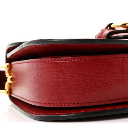 Gucci Azalea Calfskin Horsebit 1955 Shoulder Bag New Cherry Red 9 of 9